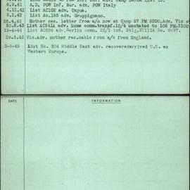 Saville, F P, VX34912
