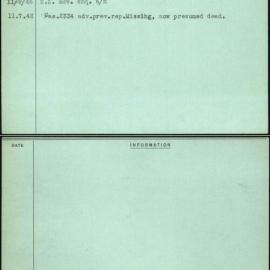 Sawers, T C, NX2735