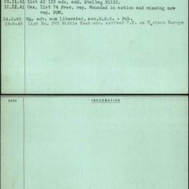 Sawford, J T, WX3194