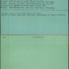Speirs, G J, NX5780
