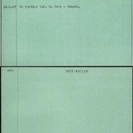 Timmerman, John Mr, [No Service Number]