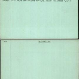 Wallis, R H, VX45864