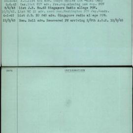 Weedon, James George, TX5135