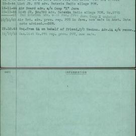 Weekes, Barnet Norman, 109330