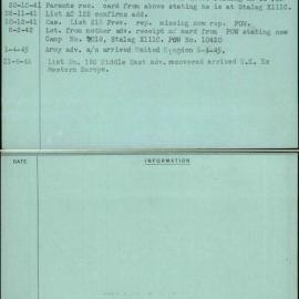 Weekes, R A, VX26463