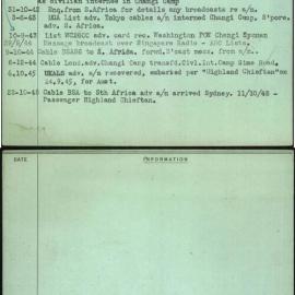 Wise, Frederick Cable Reply, [No Service Number]