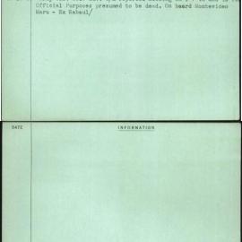 Wise, Gilbert Charles, T44208