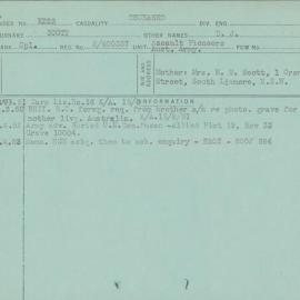 Scott, D J, 2/400337