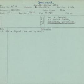 Seesink, D A, 1/3822