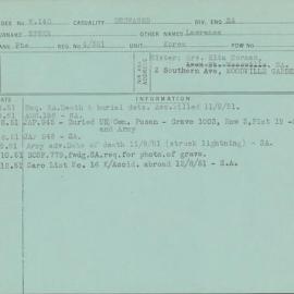 Steer, Lawrence, 4/381