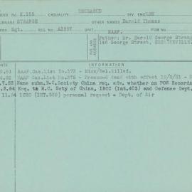 Strange, Harold Thomas, A2997