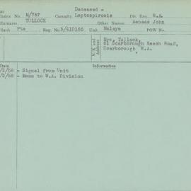 Tullock, Acneas John, 5/410165