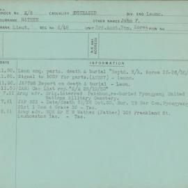 Wathen, John F, 6/49