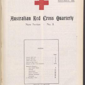 Australian Red Cross Quarterly - New Series No. 5