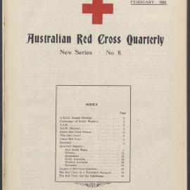 Australian Red Cross Quarterly - New Series No. 6