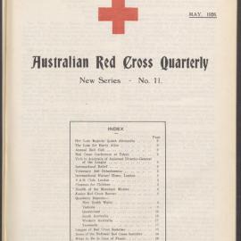 Australian Red Cross Quarterly - New Series No. 11