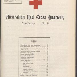 Australian Red Cross Quarterly - New Series No. 19