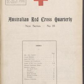 Australian Red Cross Quarterly - New Series No. 24