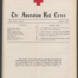 The Australian Red Cross - New Series No. 8