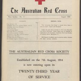 The Australian Red Cross - New Series No. 17