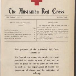 The Australian Red Cross - New Series No. 22