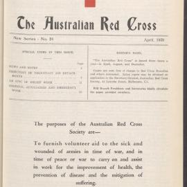 The Australian Red Cross - New Series No. 24