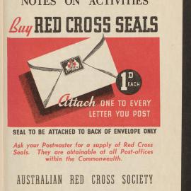 Australian Red Cross Society - Notes On Activities - No.11