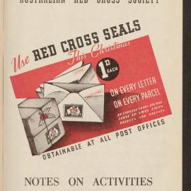 Australian Red Cross Society - Notes On Activities - No.19