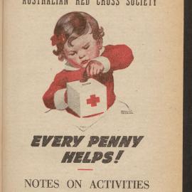 Australian Red Cross Society - Notes On Activities - No.23