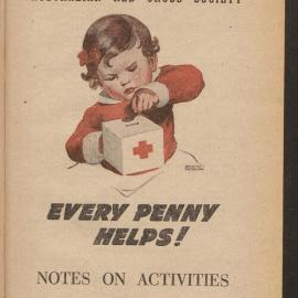 Australian Red Cross Society - Notes On Activities - No.25