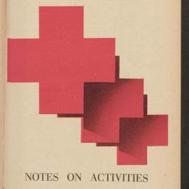 Australian Red Cross Society - Notes On Activities - No.31