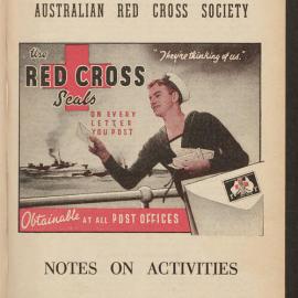 Australian Red Cross Society - Notes On Activities - No.32
