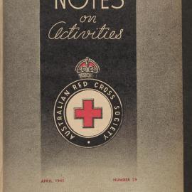 Australian Red Cross Society - Notes On Activities - No.59
