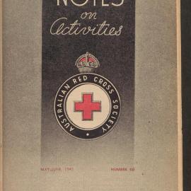 Australian Red Cross Society - Notes On Activities - No.60