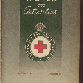 Australian Red Cross Society - Notes On Activities - No.69