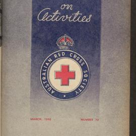 Australian Red Cross Society - Notes On Activities - No.70
