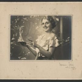 Portrait of Louise Dyer smiling