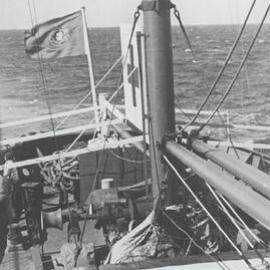 Red Cross International S.S. "Ambriz", carrying the supplies between Lisbon and Marseilles