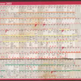 Year planner 2003