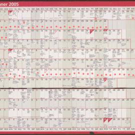 Year planner 2005