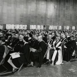 Centenary ceremony in Wilson Hall, University of Melbourne, August 1956.