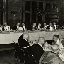 Centenary dinner in Union House, University of Melbourne, August 1956.
