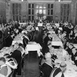 Centenary dinner in Union House, University of Melbourne, August 1956.