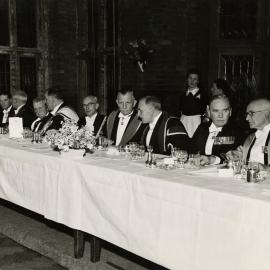 Centenary dinner in Union House, University of Melbourne, August 1956.