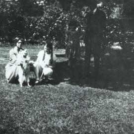 Children in the Labys' Garden, University of Melbourne.
