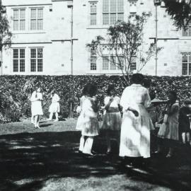 Children's tea party, University of Melbourne.
