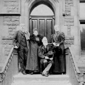 Dr. and Mrs. Nansen with Lord & Lady Kelvin.