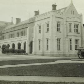 Eastern wing of Quadrangle, University of Melbourne, circa 1931-1936.