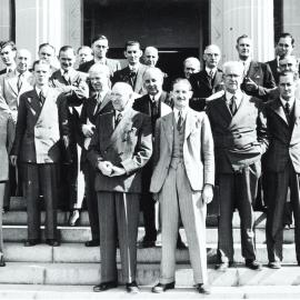 Group photo at Canberra University College, circa April 1948.