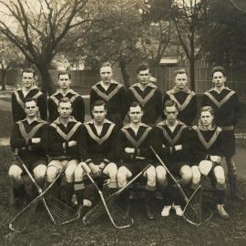 Inter-Varsity Lacrosse Team, University of Melbourne, 1925.